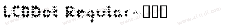 LCDDot Regular字体转换